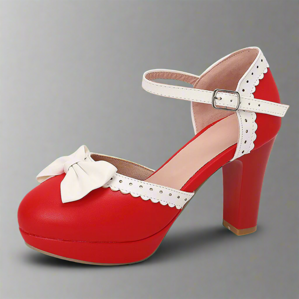 Софи | Елегантни високи токчета с панделка