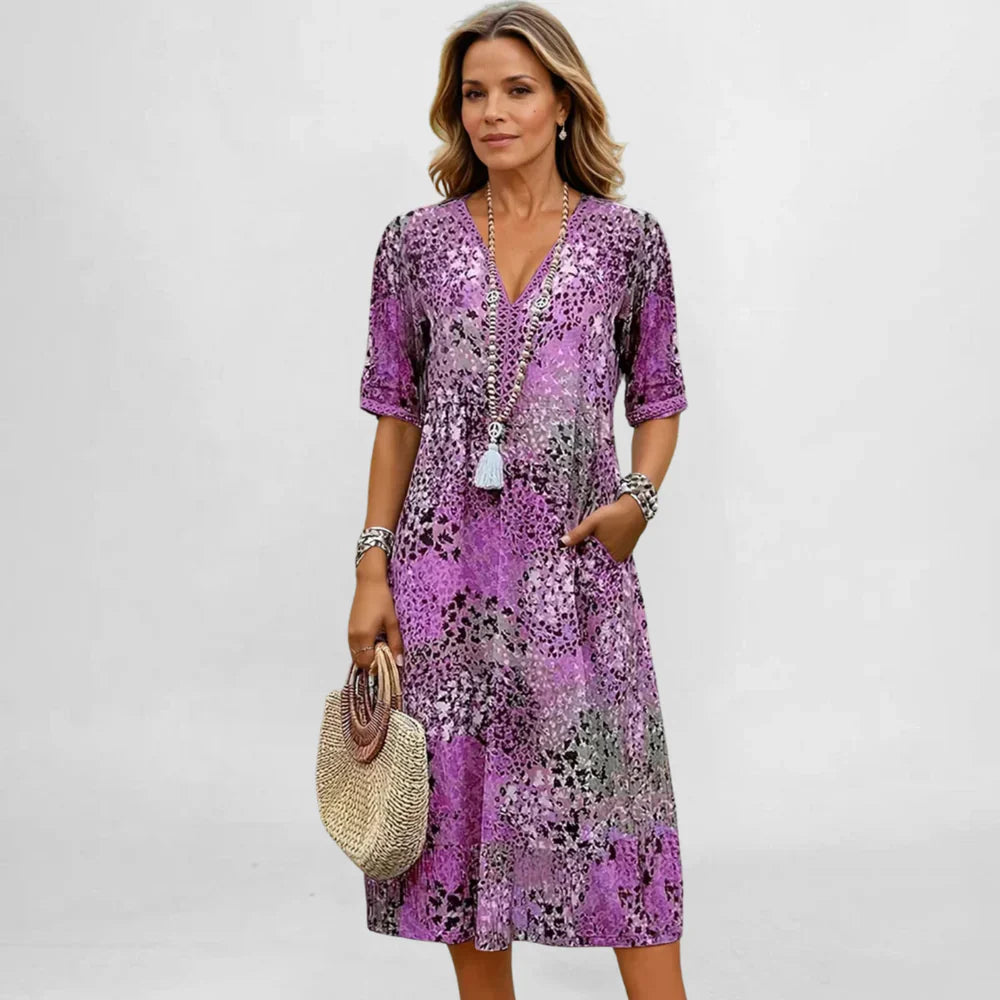 Каролина | Пролетна рокля със средна дължина