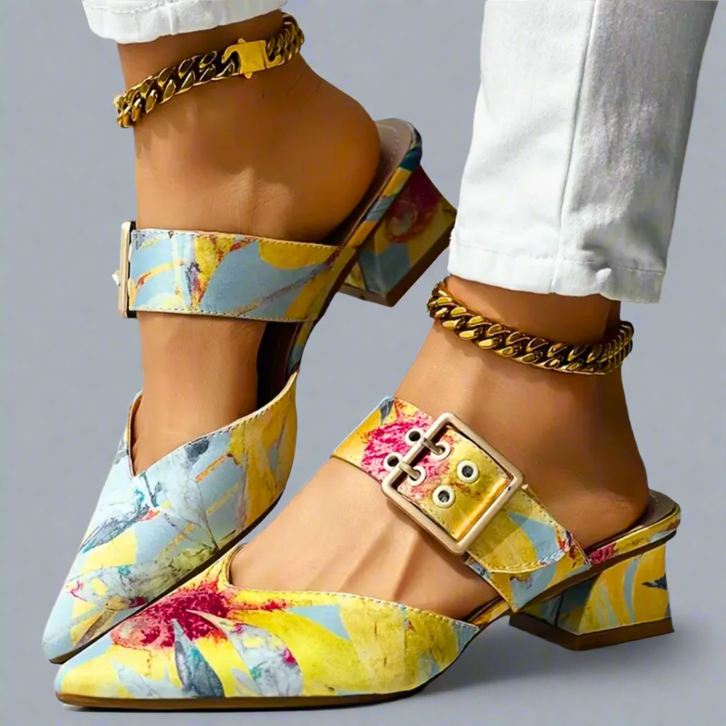 Леандра | Цветни сандали за ежедневен комфорт