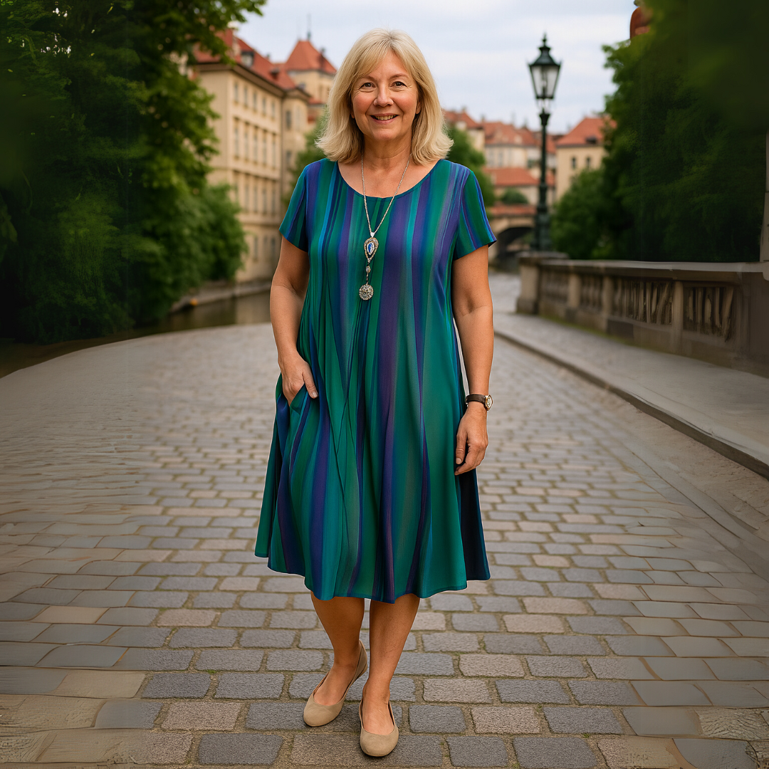 Лиора | Бохо Градиентна Рокля