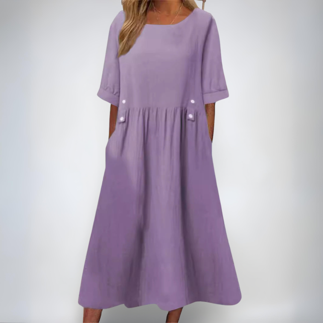 Миа | Летни рокли с леко небрежно кроене