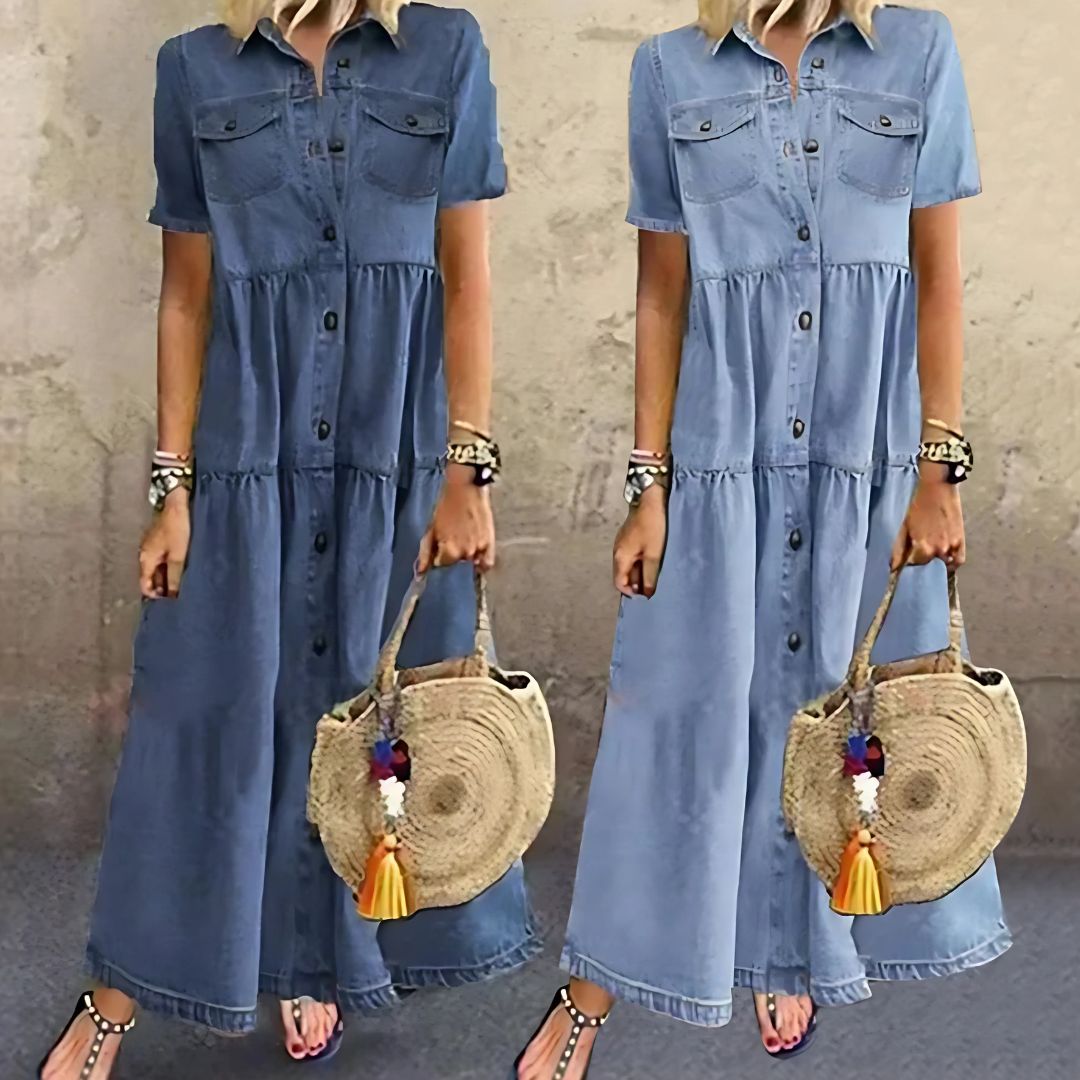 Бианка | Вечна рокля с ласкателен силует