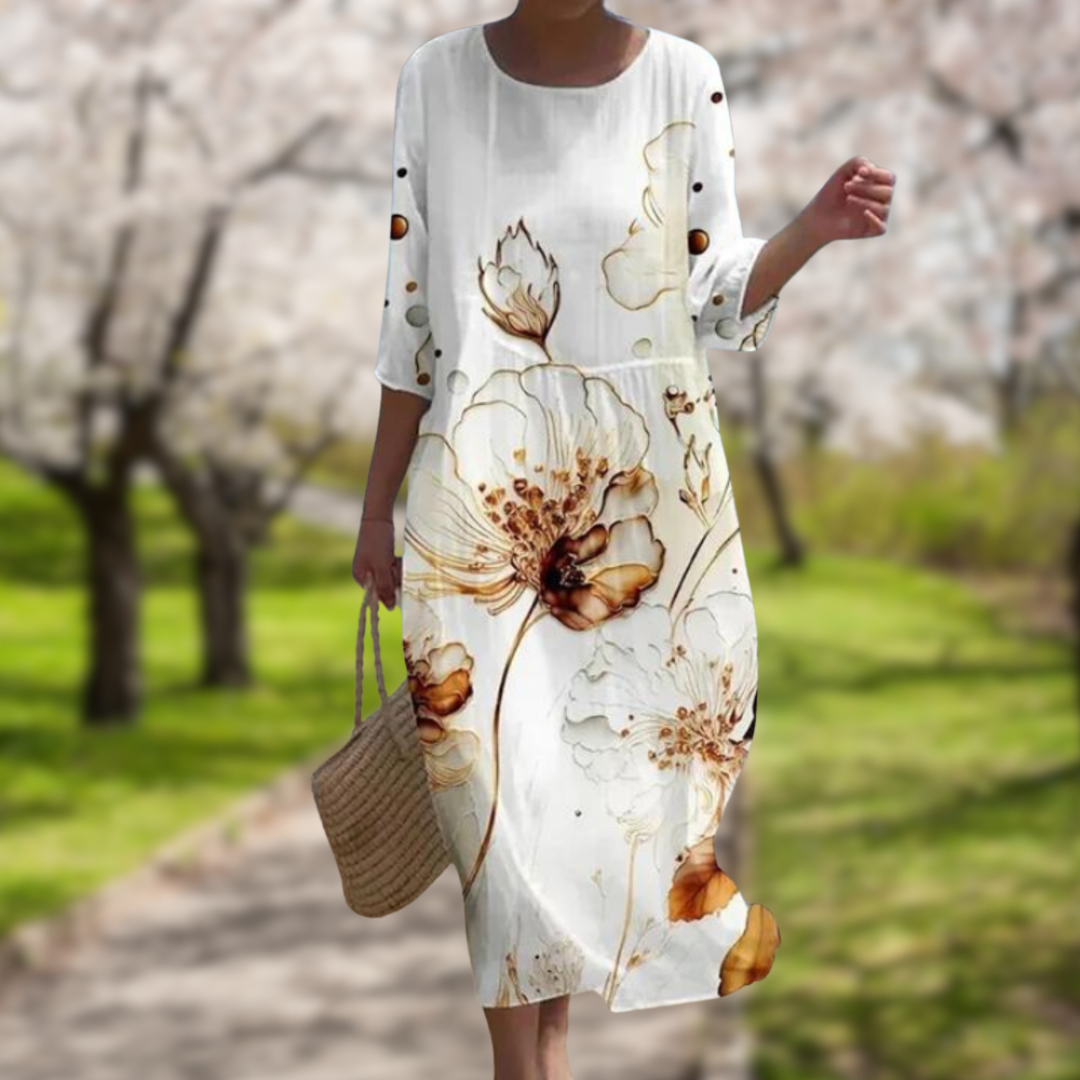 Тереза | Елегантна рокля с ефект за скриване на корема