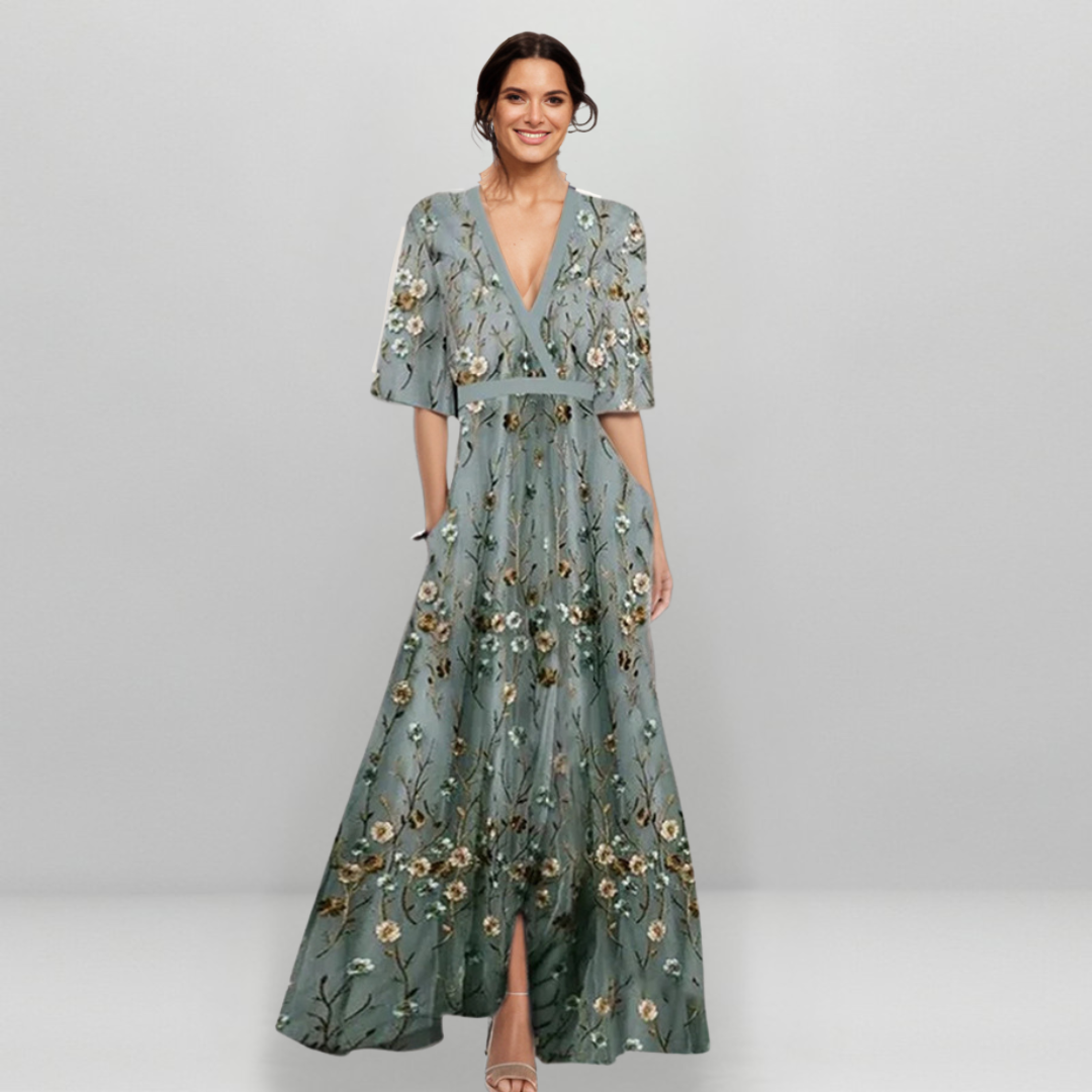 Ленка | Свободна цветна рокля