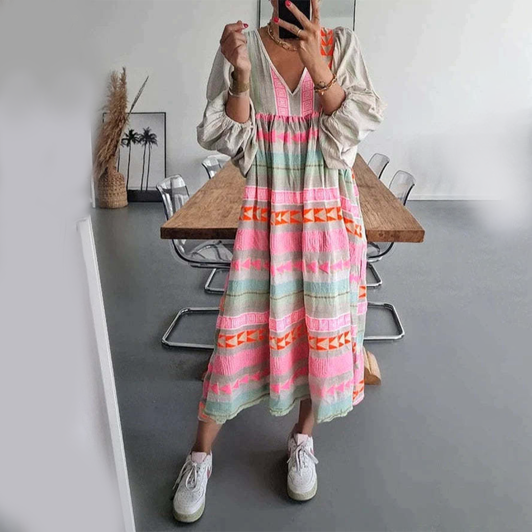 Theresia™ | Maxi Boho Chic Рокля (Изчерпана)