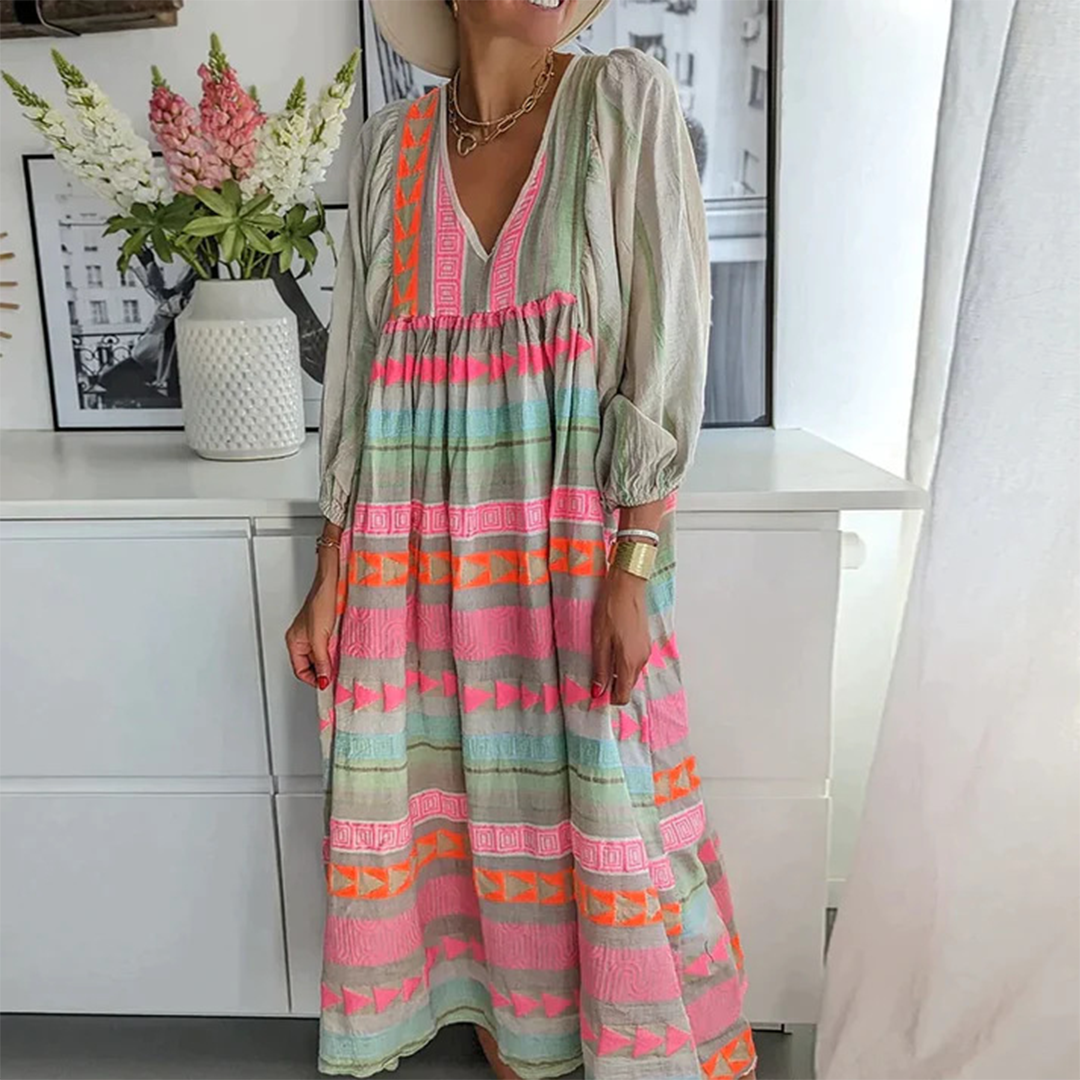 Theresia™ | Maxi Boho Chic Рокля (Изчерпана)