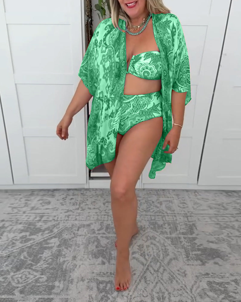 Три частиен бански костюм за ваканция