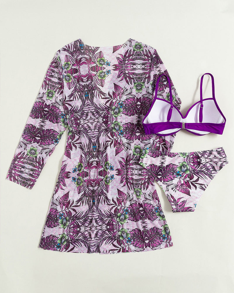 Три частиен бански с цепка