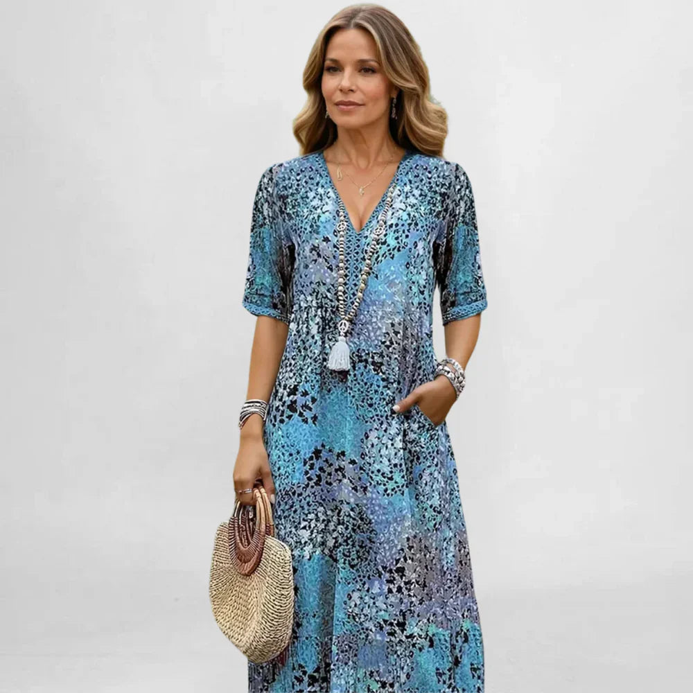 Каролина | Пролетна рокля със средна дължина