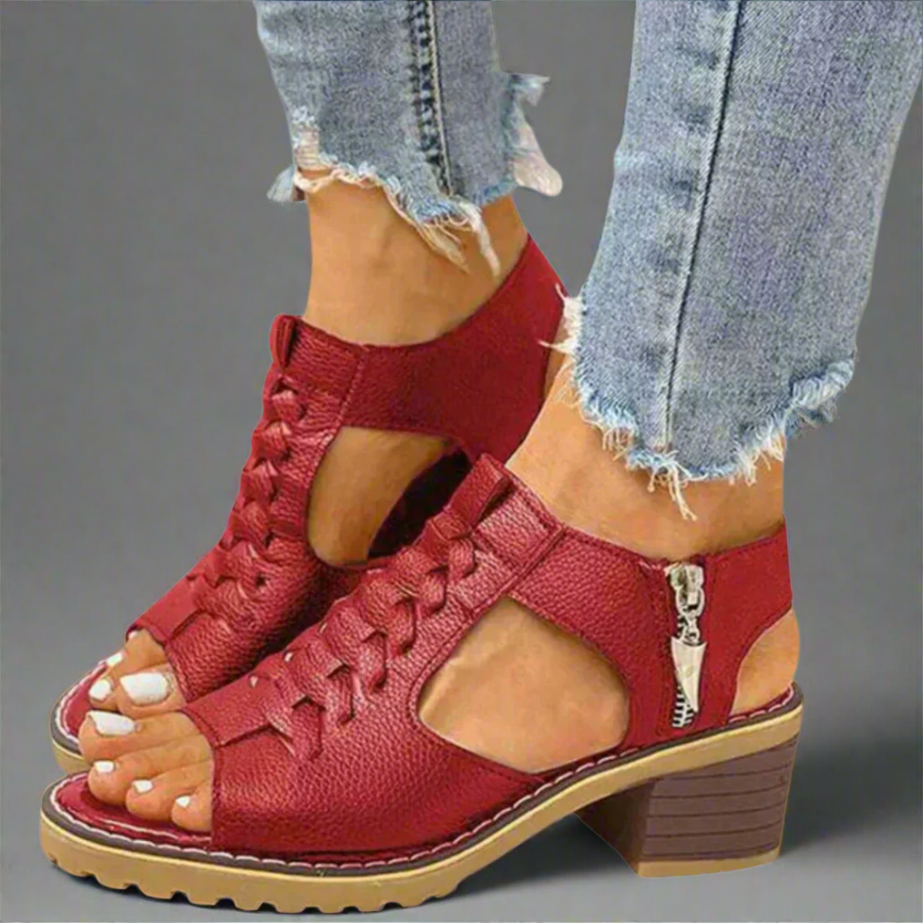 Гертруд | Ортопедични сандали с премиум комфорт на тока