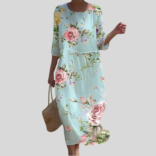 Тереза | Елегантна рокля с ефект за скриване на корема