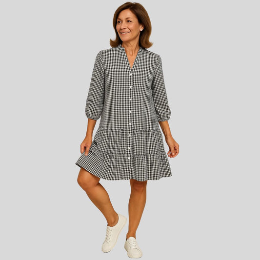 Maisy | Къса рокля с цветен принт