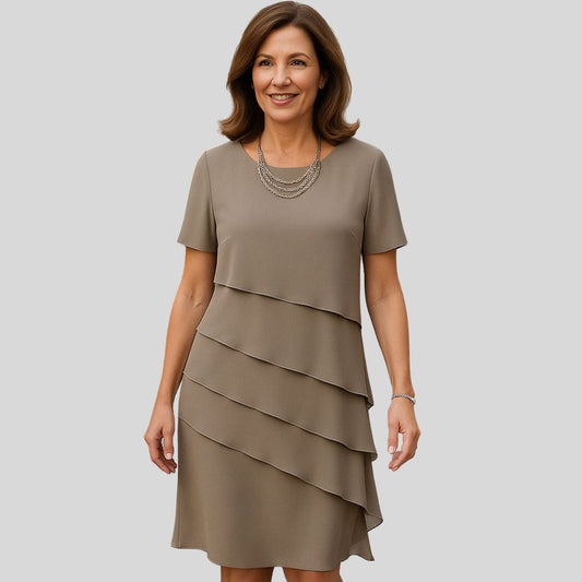 Перла | Елегантна пролетна миди рокля