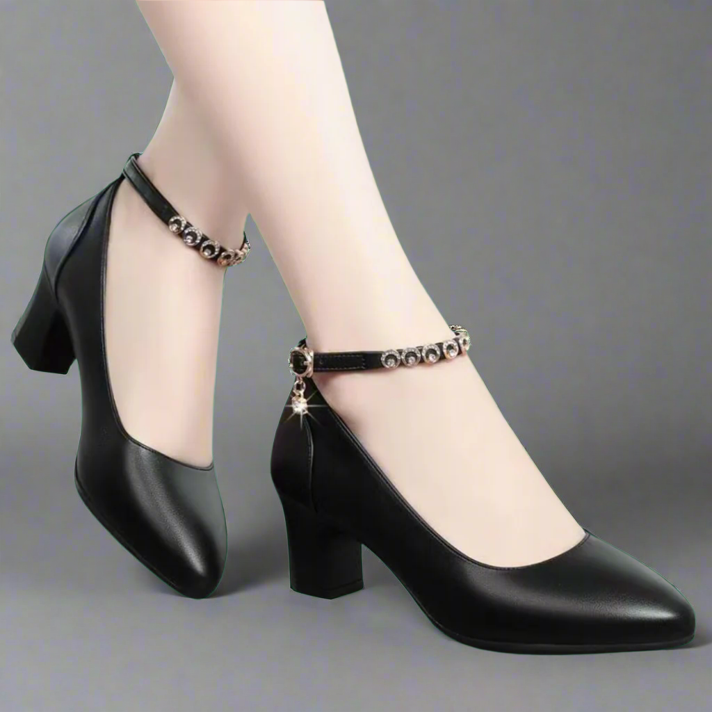 Zymara | Обувки с токчета от премиум лак за твоя офис стил