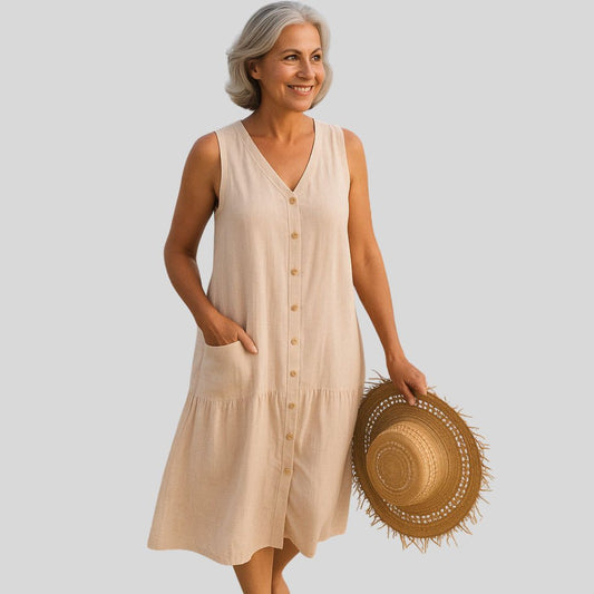 Kali | Леки летни рокли с V-образно деколте