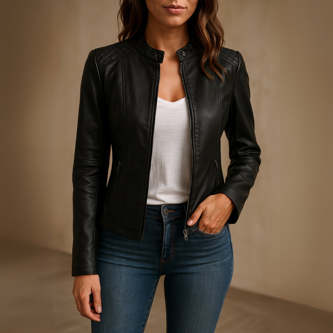 Марго | Луксозно кожено дамско яке