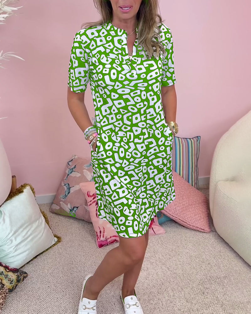 Octavie™ | Класическа рокля с V-образно деколте (Почти разпродадена)