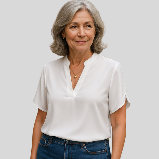 Ember | Елегантна блуза с V-образно деколте