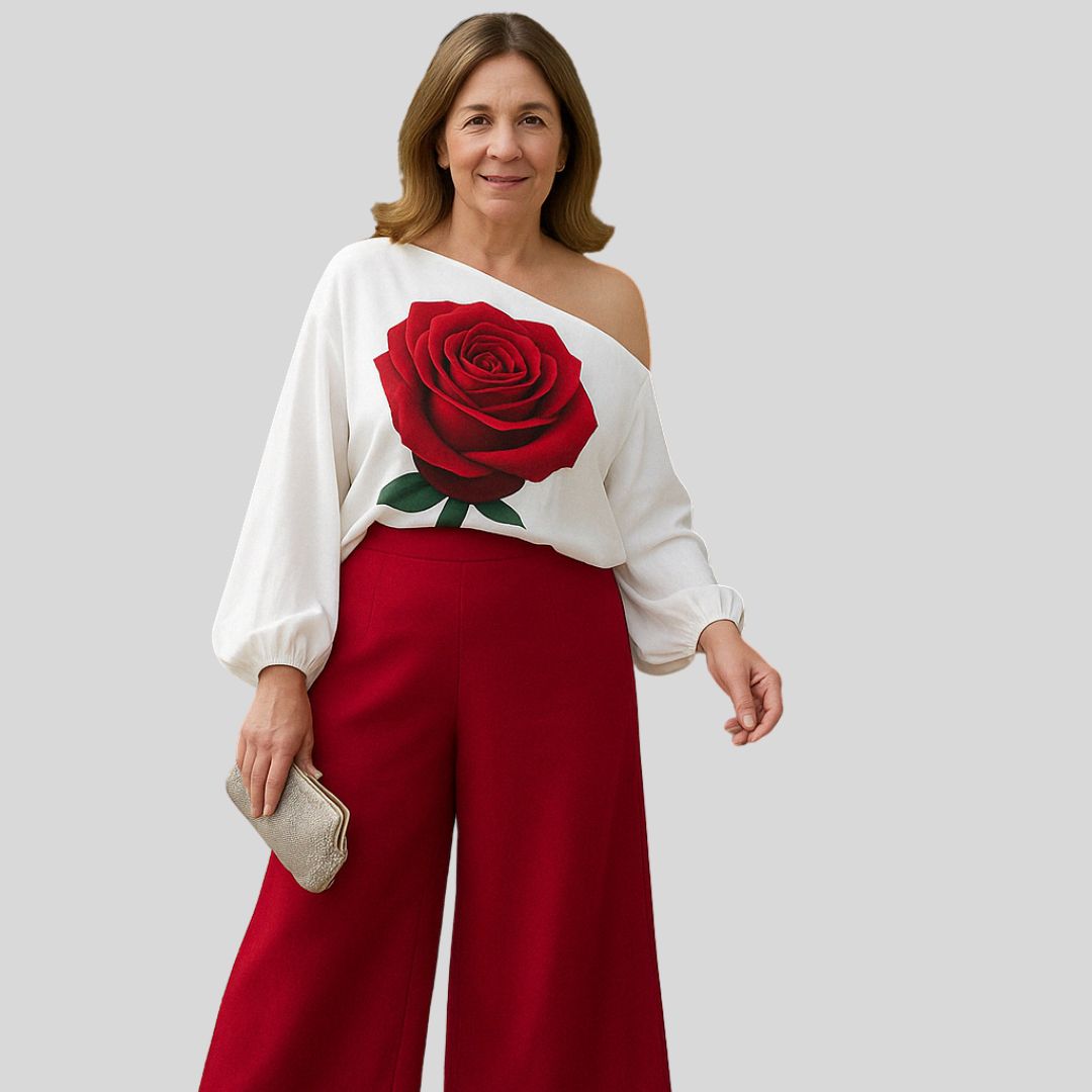 Бригитка | Цветен комплект с елегантен крой