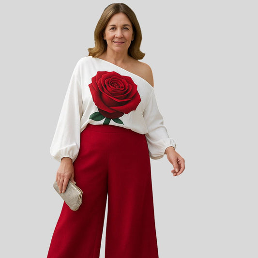 Бригитка | Цветен комплект с елегантен крой