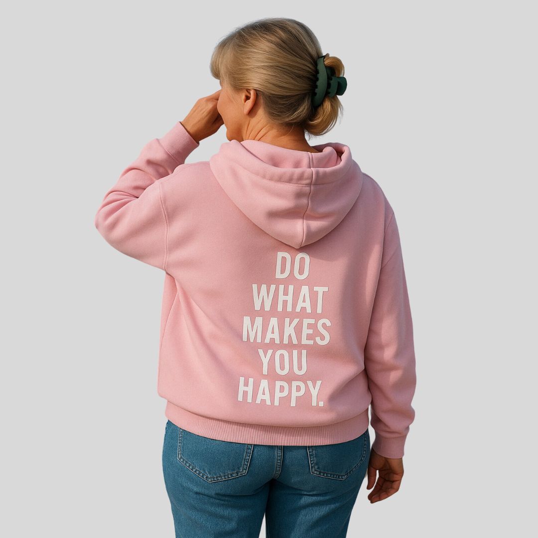 Фелисити | Удобна блуза с качулка в по-големи размери