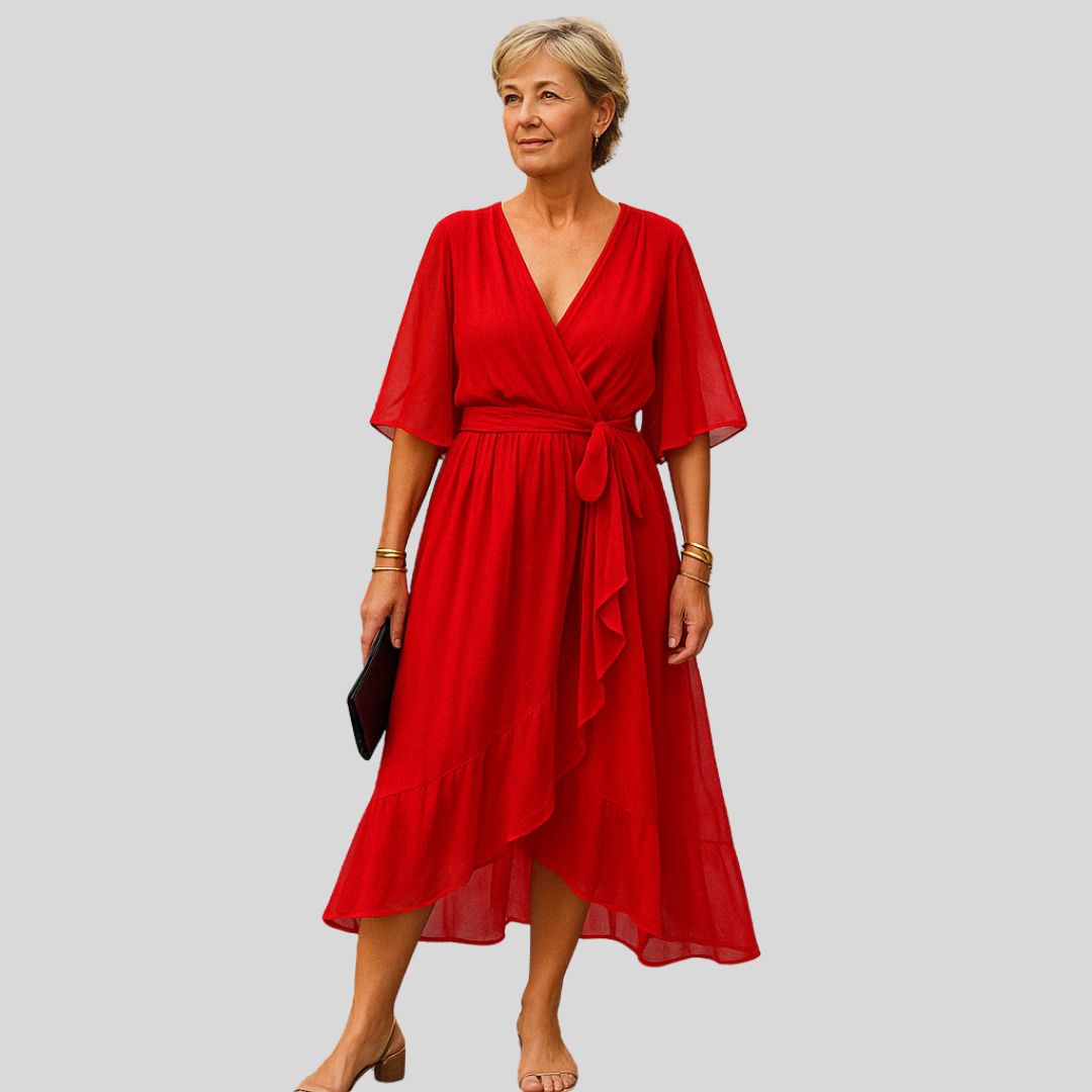 Хайди | Дантелена миди рокля