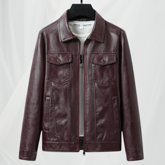 Яке от естествена кожа