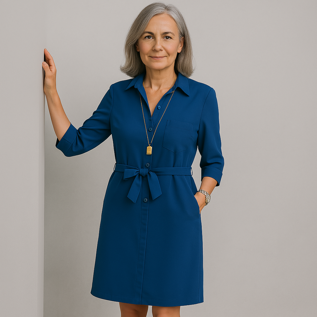 Каролина | Ежедневна риза с дължина до коленете