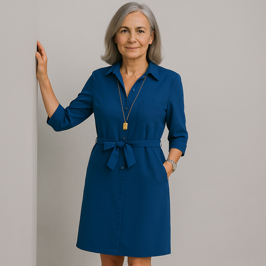 Каролина | Ежедневна риза с дължина до коленете