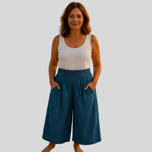 Ариадна | Свободни панталони с еластичен колан