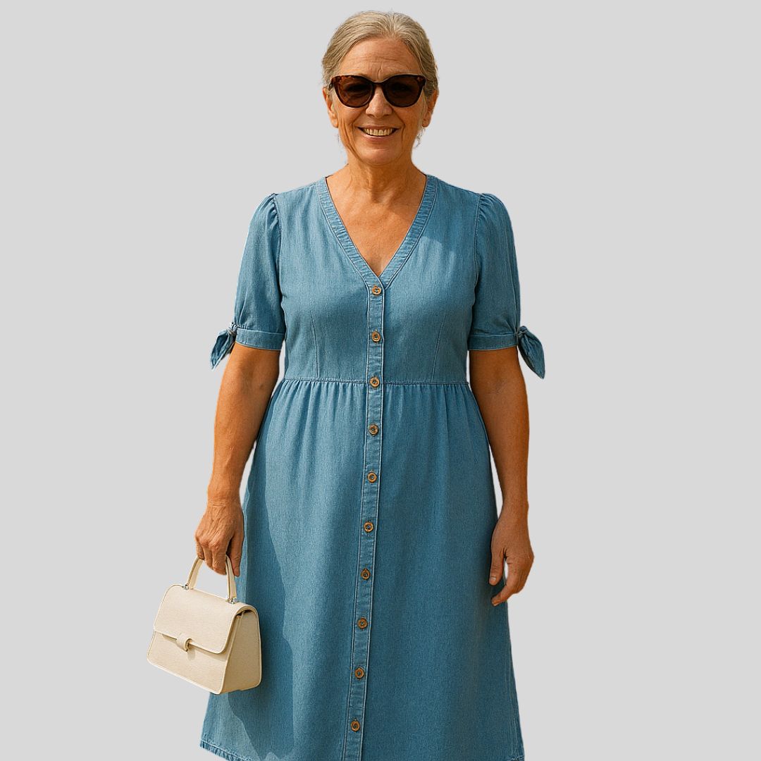 Murphy | Дънкова рокля с елегантни детайли