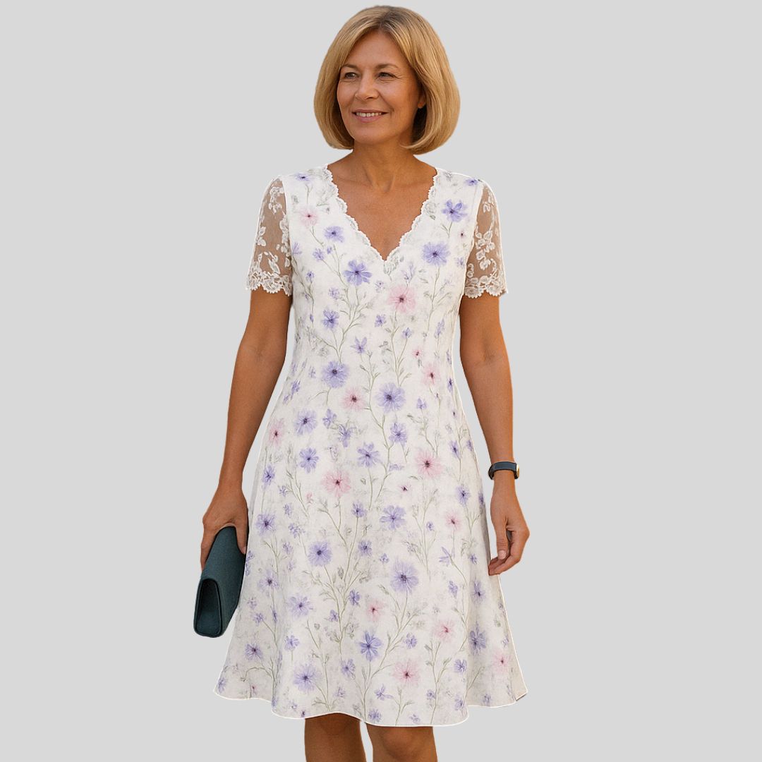 Феникс | Мини рокля с V-образно деколте