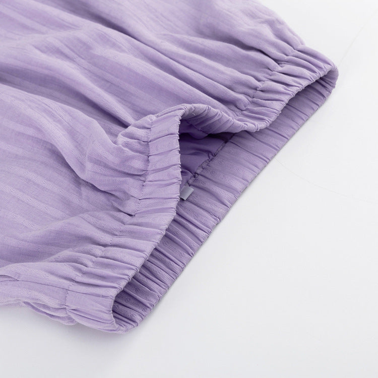 Liliane™ | Комплект риза с копчета и шикозни къси панталони