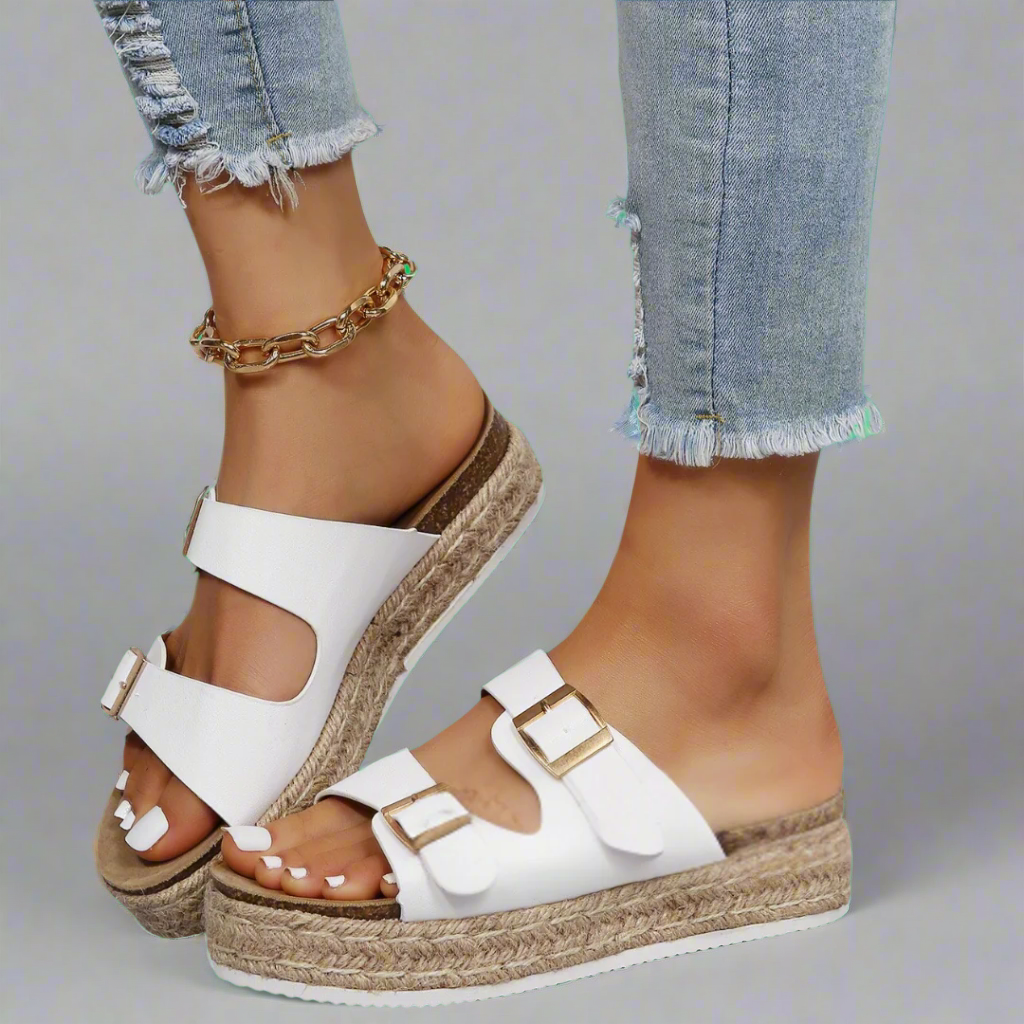 Елфрида | Сандали от лъскава премиум кожа