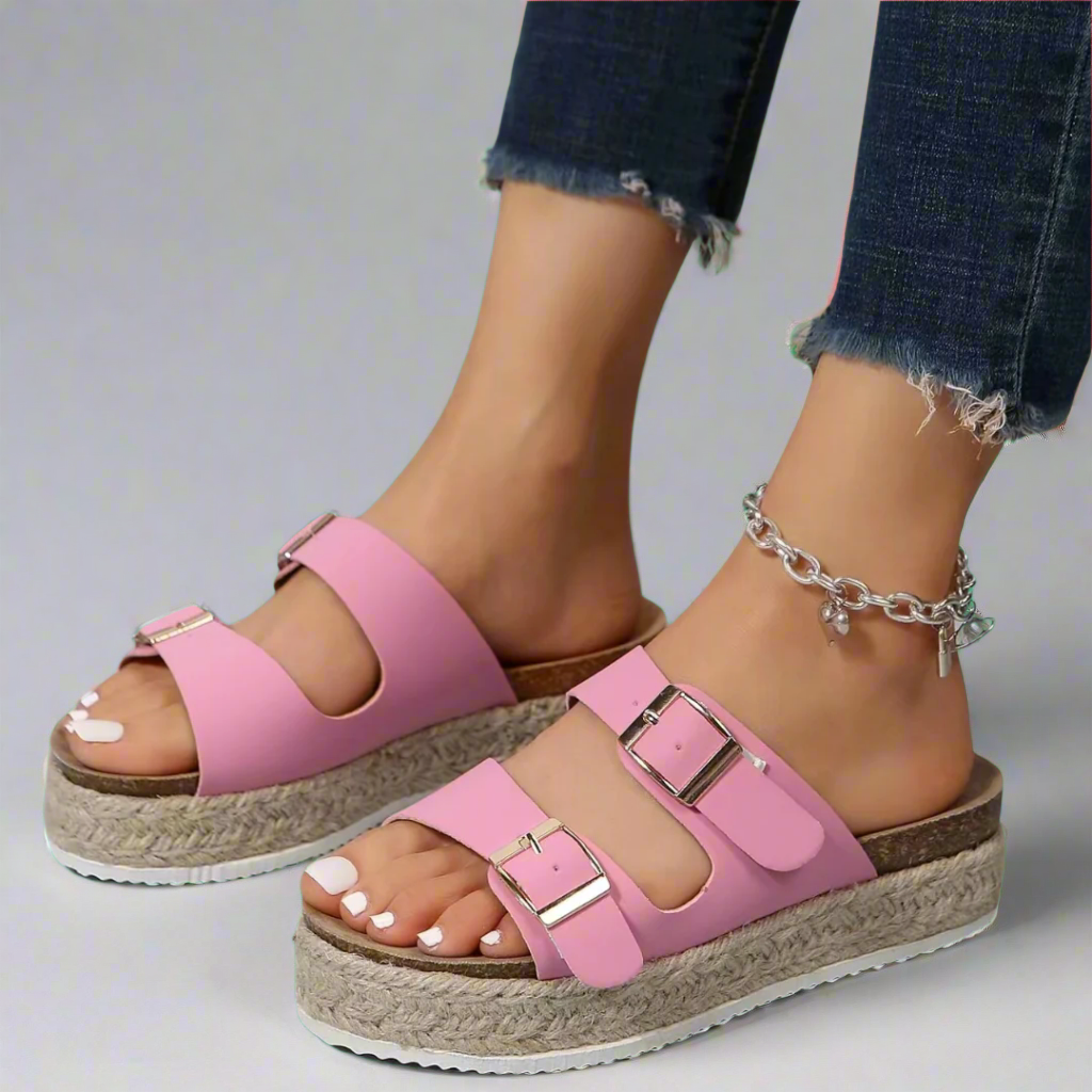 Елфрида | Сандали от лъскава премиум кожа