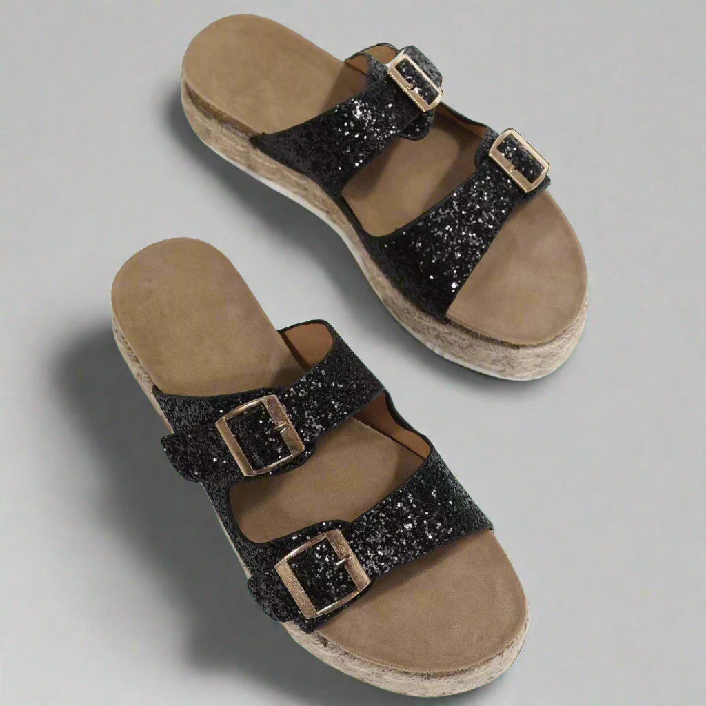 Елфрида | Сандали от лъскава премиум кожа