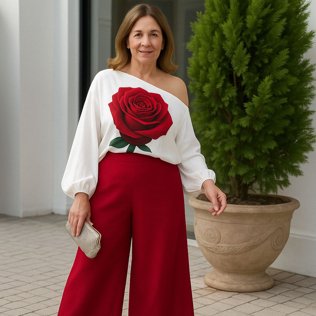 Бригитка | Цветен комплект с елегантен крой