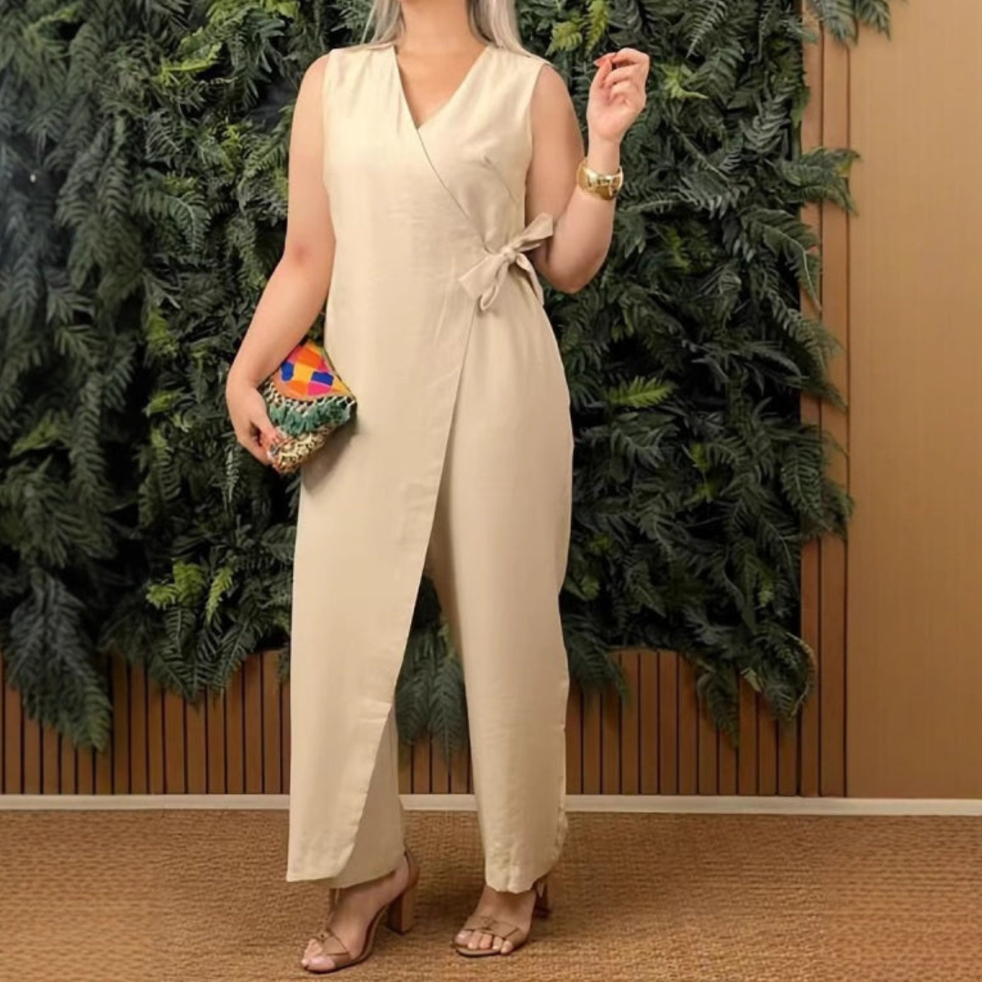 Естела | Елегантен завиващ се гащеризон