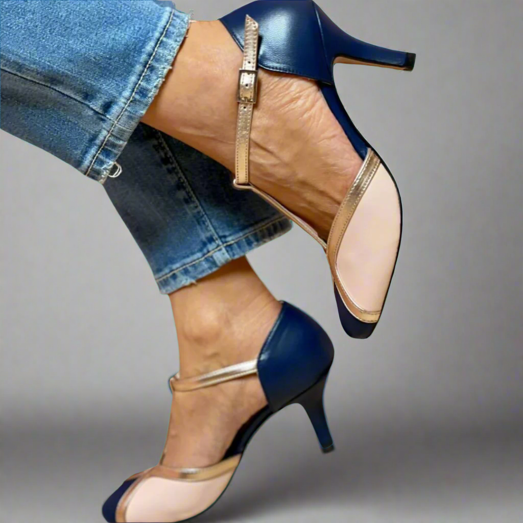 Брунхилде | Елегантни комфортни сандали с ток