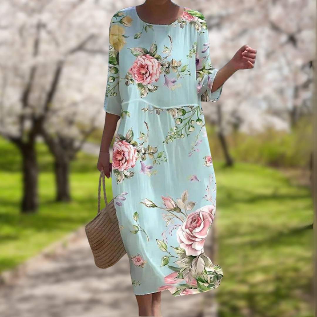 Тереза | Елегантна рокля с ефект за скриване на корема