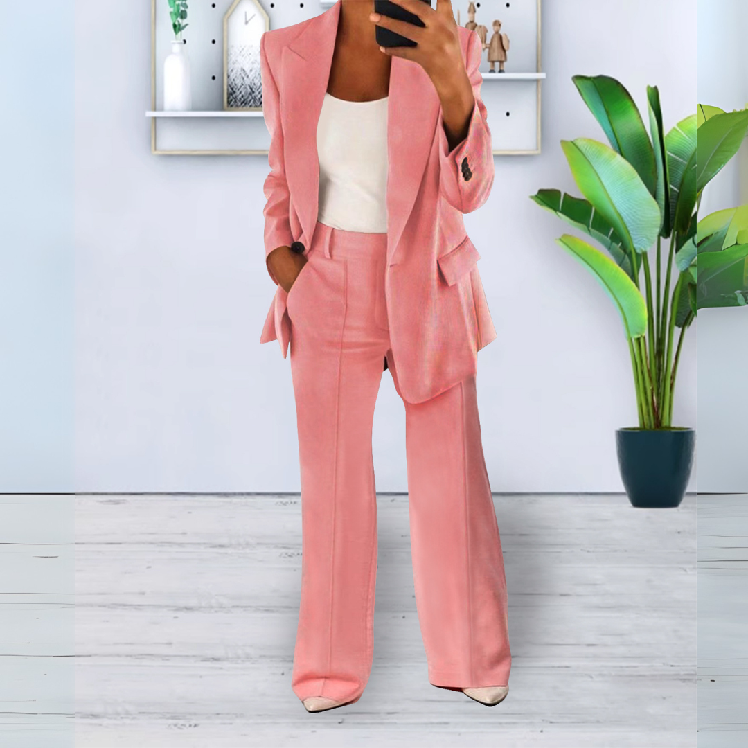 Зора | Стилна и удобна комплекция сако и панталони