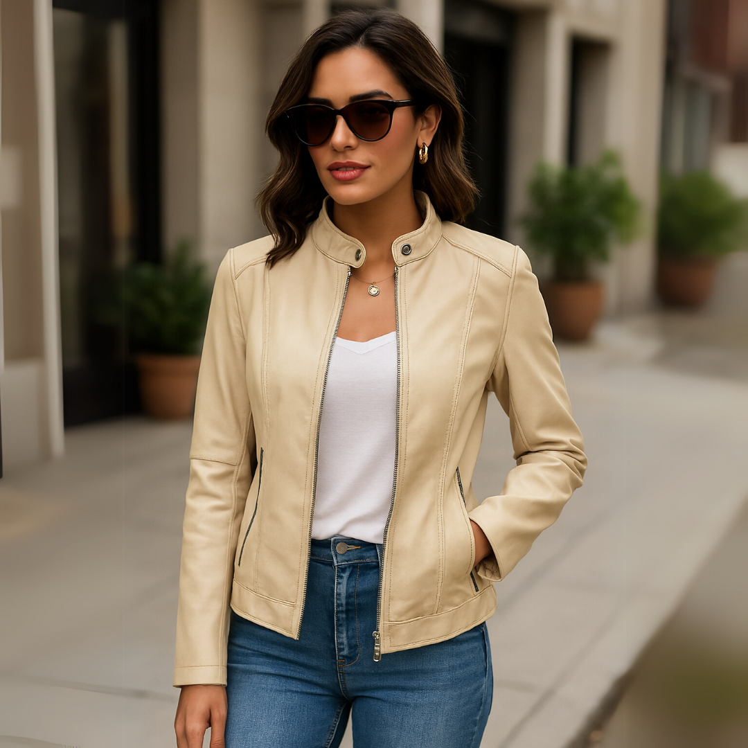 Марго | Луксозно кожено дамско яке