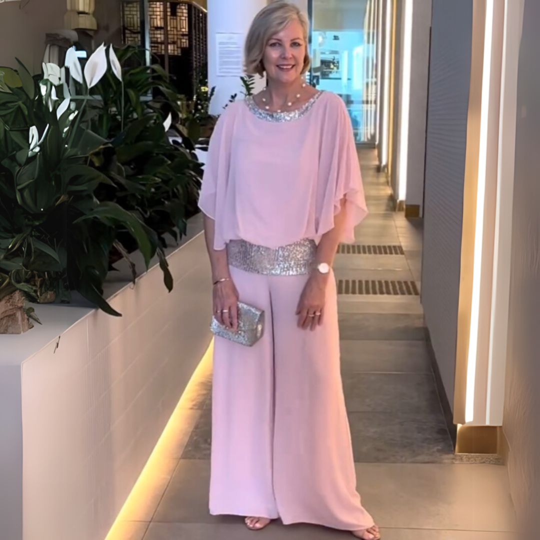 Беата | Блестящ комплект от две части за специални поводи