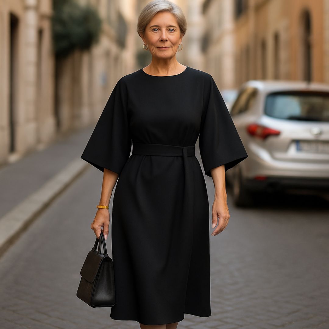 Davina | Елегантна рокля с балонни ръкави