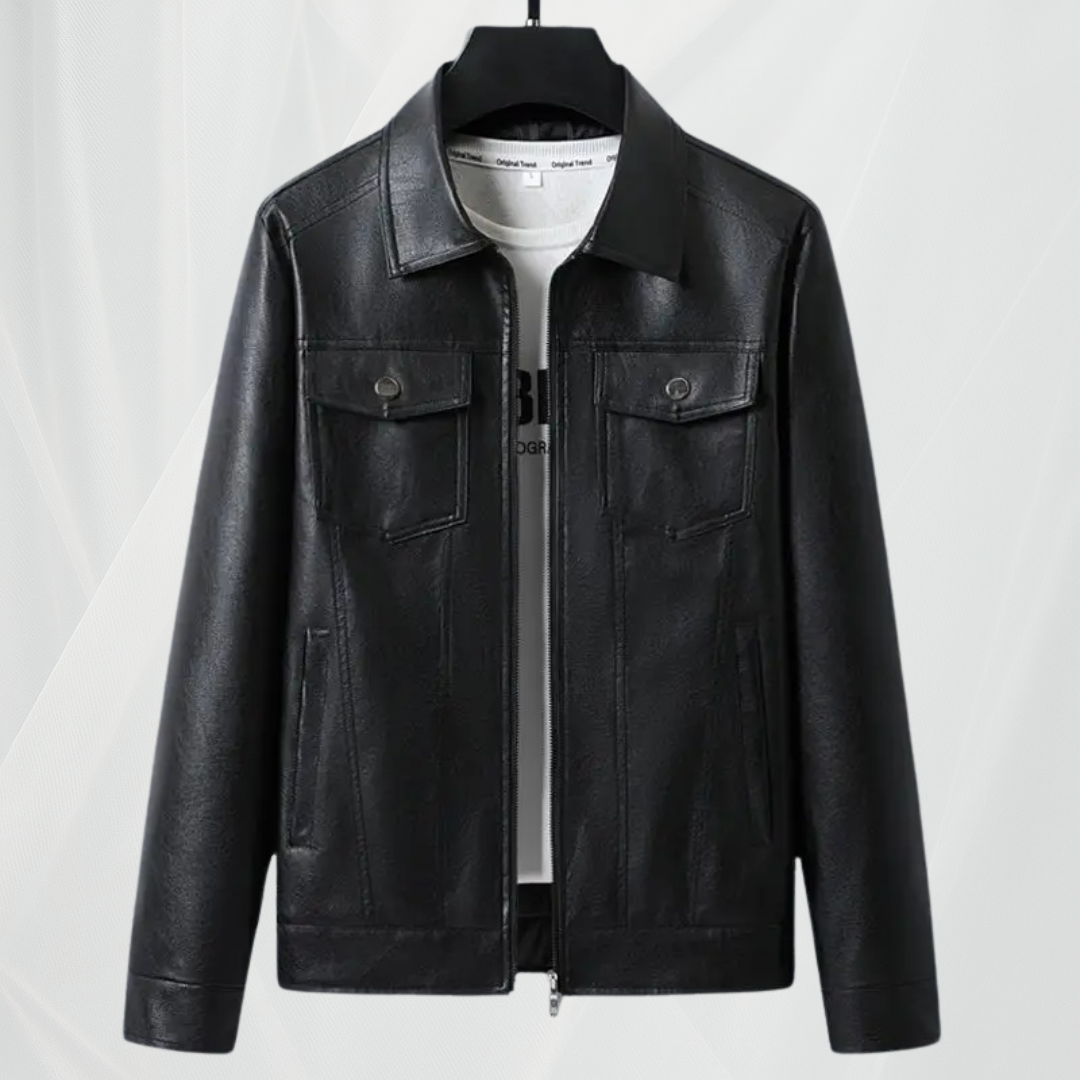 Яке от естествена кожа