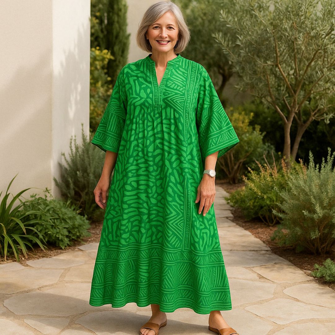 Честмирка | Летни макси рокли с весела шарка