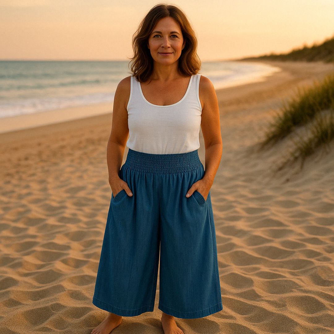 Ариадна | Свободни панталони с еластичен колан