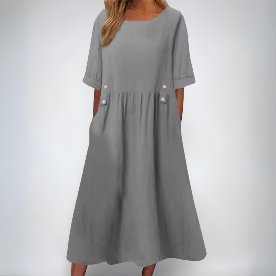 Миа | Летни рокли с леко небрежно кроене