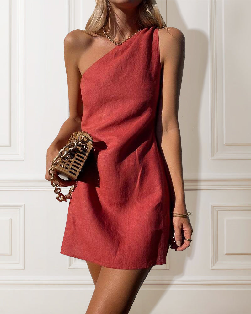 Seleni™ | Мини Халтер Рокля