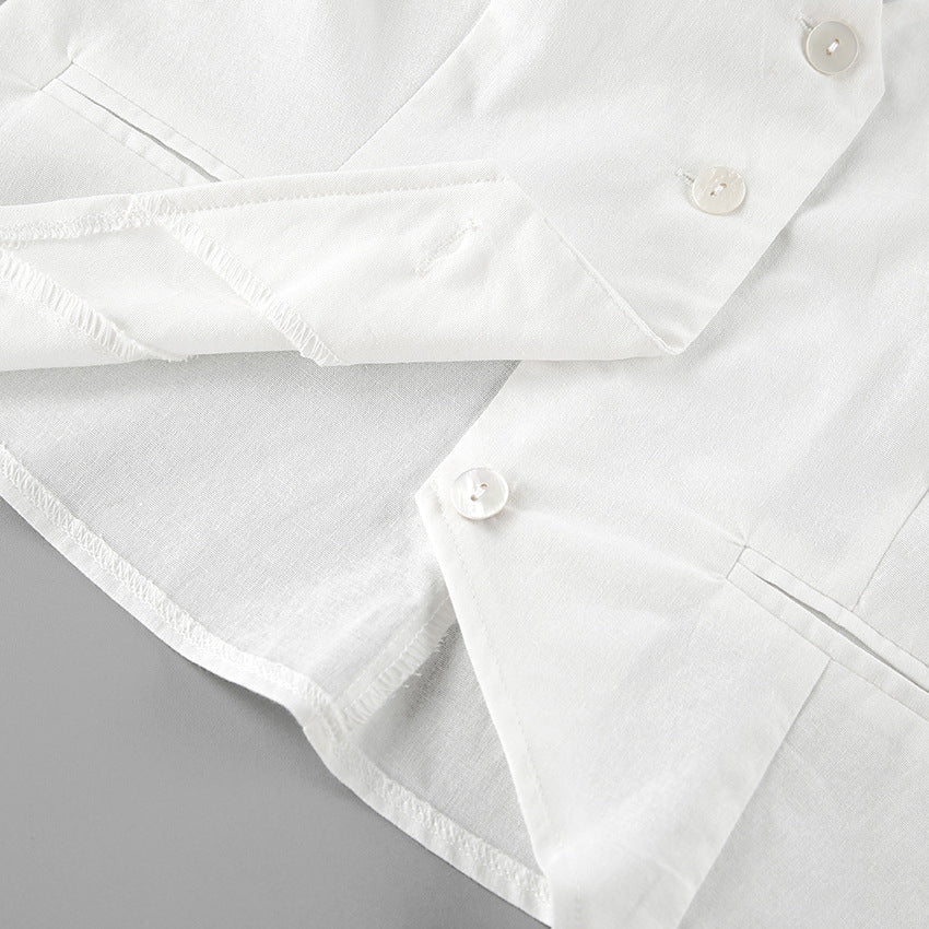 Azelia™ | Комплект луксозна жилетка и къси панталони